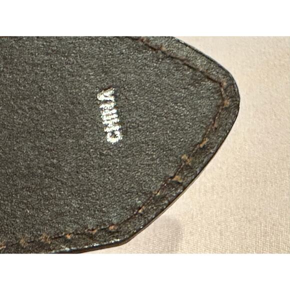 Nocona Belt Men 36 Brown Leather Western Cowboy Rodeo Silver/Gold Accent Aztec - Picture 13 of 15